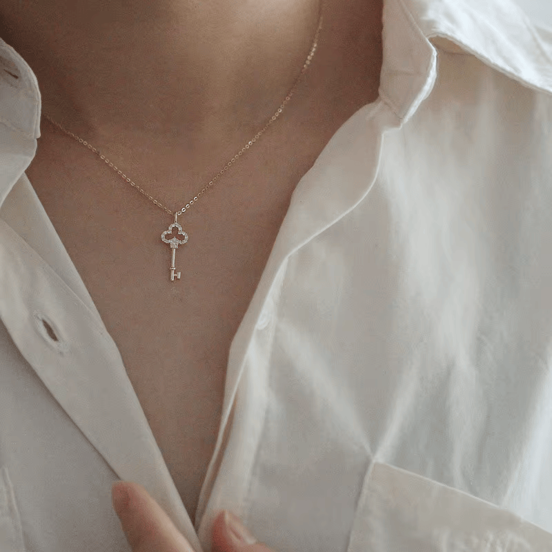 Diamant-Schlüsselkette