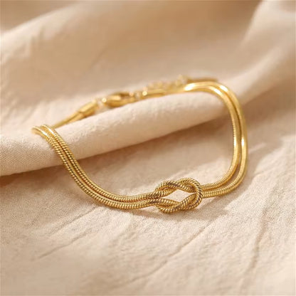 Passendes Knotenarmband-Set